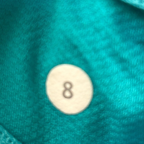 Lululemon Run Inspire Crop II All Luxtreme Heathered Black / Blue Tropics size 8 - Picture 7 of 9